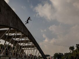 Sensex jumps